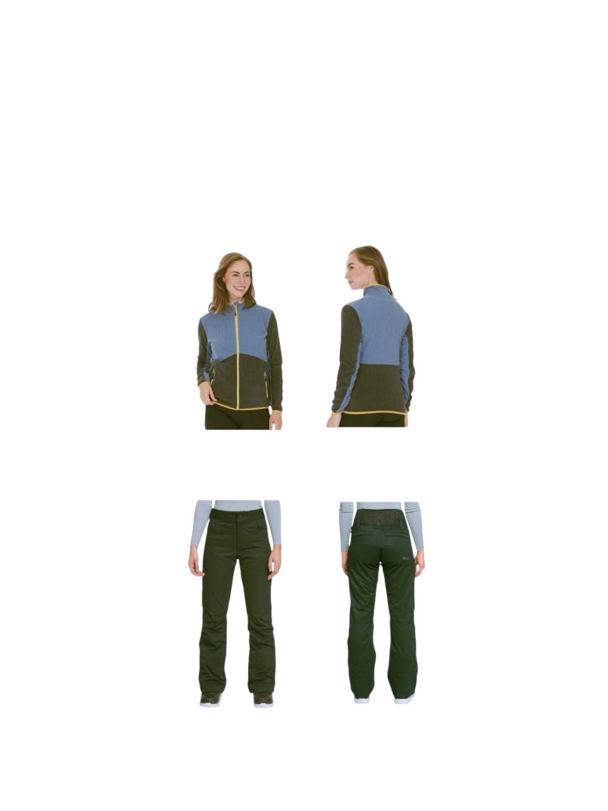 Ensemble tenue ski couleur vert ,bleu