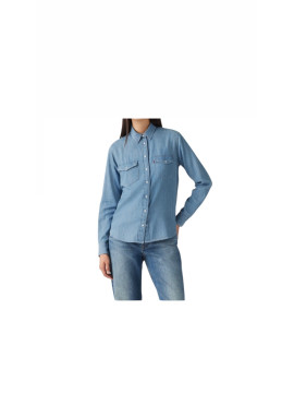 Chemise jeans bleu claire