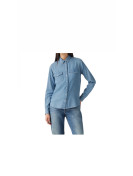 Chemise jeans bleu claire