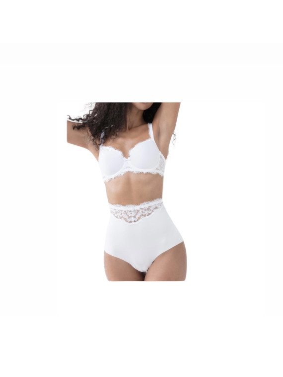 Lingerie ensemble 2 pièces push up en dentelle couleur  blanc