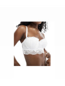 Lingerie ensemble 2 pièces push up en dentelle couleur  blanc