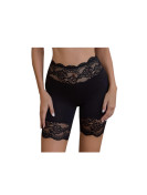 Culotte style legging court en dentelle couleur  noir