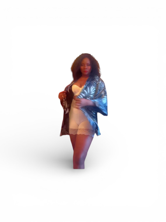 Kimono en satin à motifs feuilles