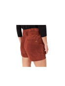 Short en velour couleur marron clair