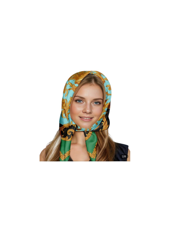 Foulard vintage motifs luxe