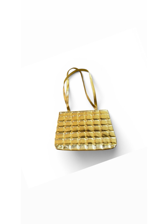 Sac fourre-tout matelassé couleur doré