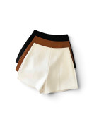 Lots des shorts taille haute 3 couleurs marron,noir,blanc