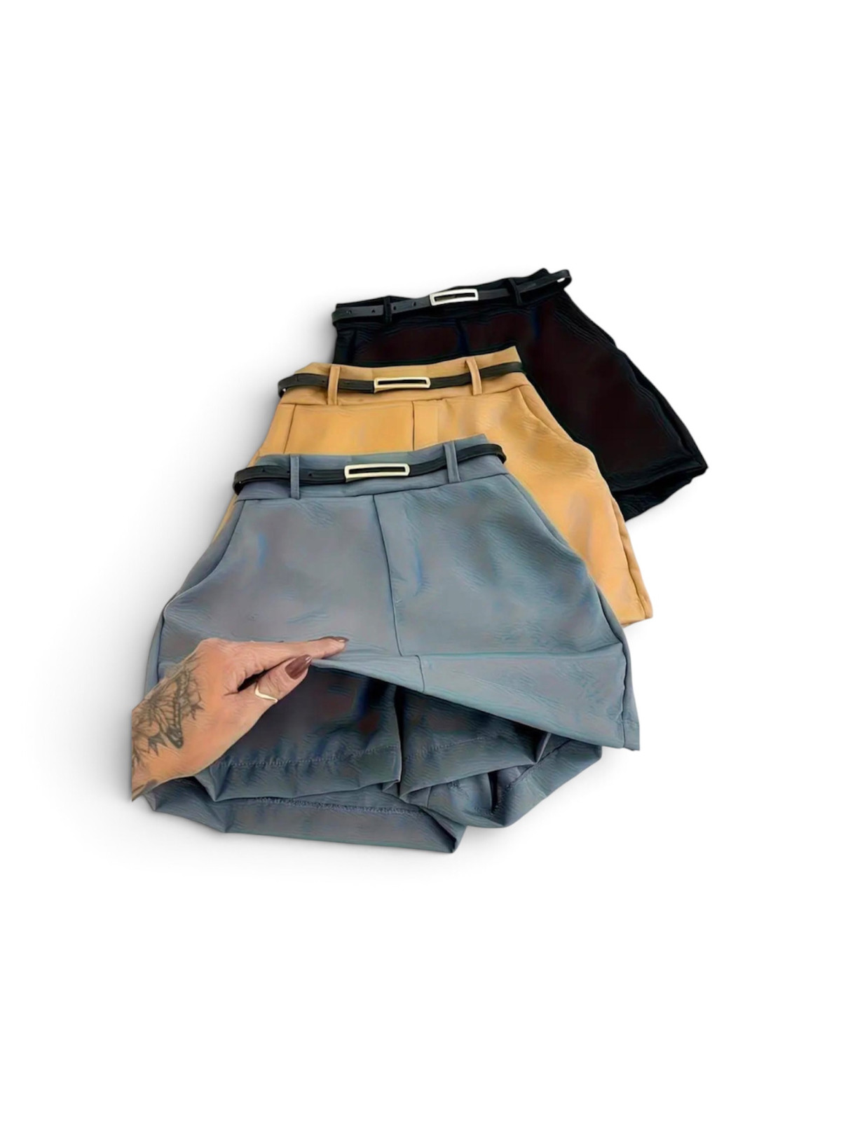 Lots des Short jupe 2 en 1 couleurs kaki,noir