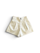Short cuir couleur blanc