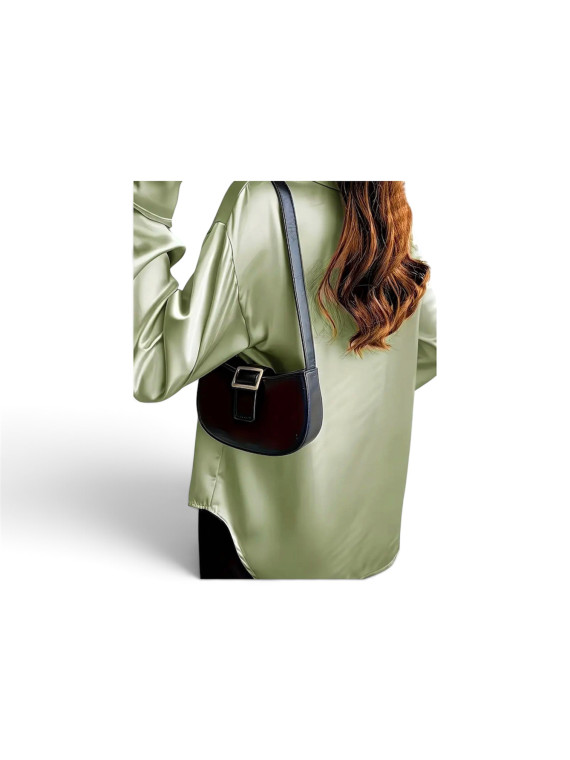 Lots de 2 chemises longues manches couleur kaki et vert