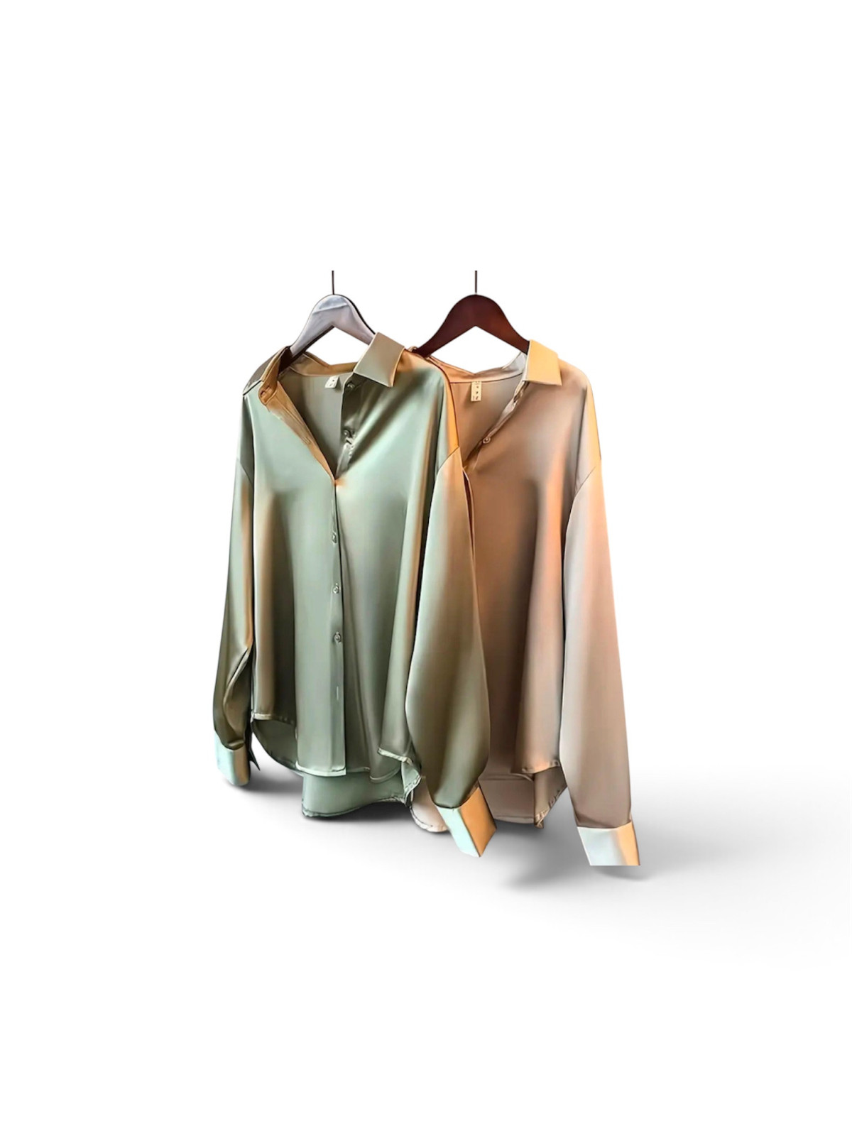 Lots de 2 chemises longues manches