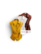 Lots de 3 chemises sans manches couleur marron,jaune ,blanc