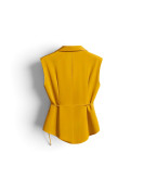 Lots de 3 chemises sans manches couleur marron,jaune ,blanc
