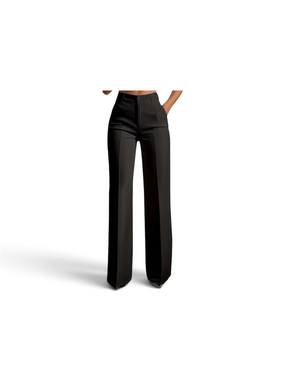 Lots de 2 pantalons tailleur ,,taille haute couleur blanc et noir