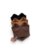 Lots de de 3 hauts sans dos tubulaires couleur marron foncé et clair,et noir