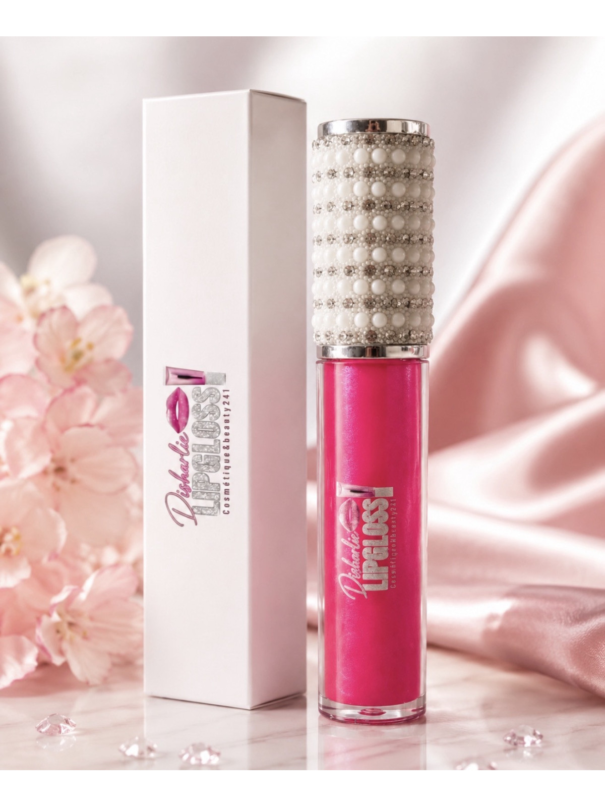 ✨Disharlie lipgloss💄rose fushia