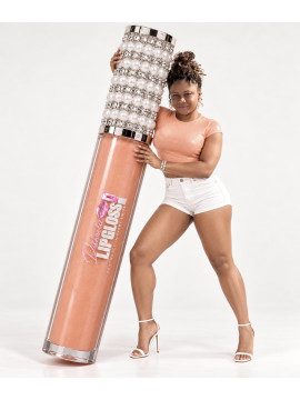 ✨Disharlie lipgloss💄nude pêche