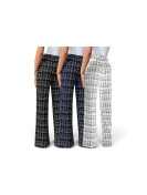 Pantalon à motifs à carreaux couleur bleu marine