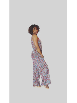 Combinaison overall multicolores