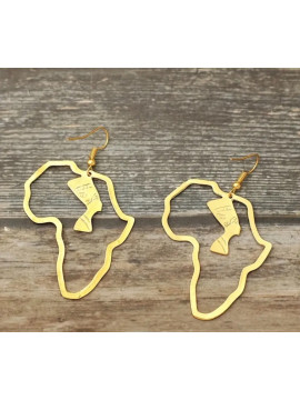 Boucle continent africain doré