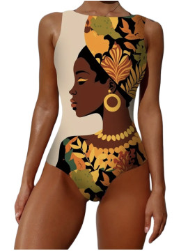 Maillot de bain une pièce imprimé