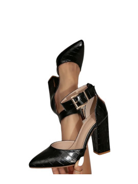 Chaussures pointure 40 à talons compensées à motifs écossais