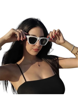 Lunette de soleil couleur blanc