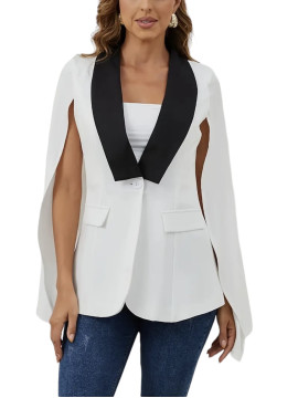 Veste blazer manches cape