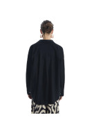 Pantalon large avec attache taille haute