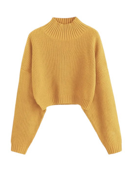 Pull over col montant