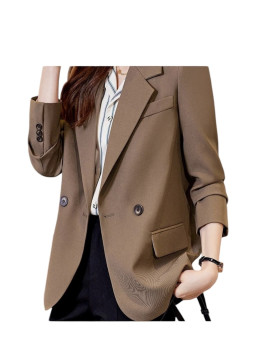 Veste blazer couleur café