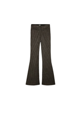 Pantalon flare en tissu