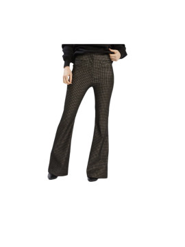 Pantalon flare en tissu