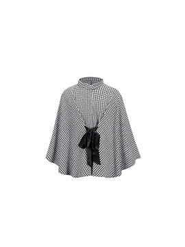 Cape automne ,hiver  à motifs pieds de poule